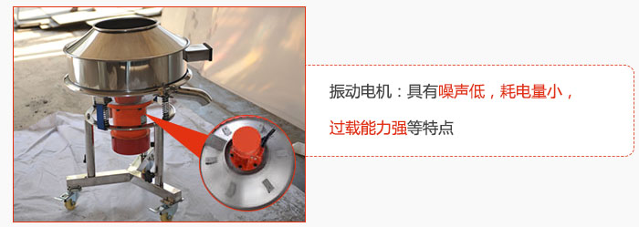 振動電機：具有噪聲低，耗電量小，過載能力強等特點