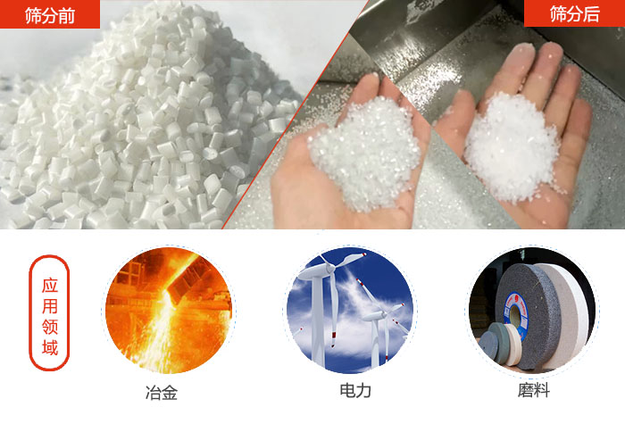 多用于：冶金行業，磨料陶瓷行業，行業等
